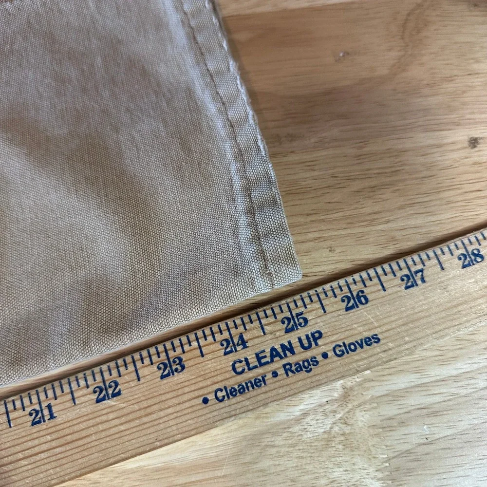 Carhartt Carpenter Pants Brown Canvas adjustable waist Boys 12 (26x25.5)